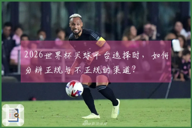 2026世界杯买球平台选择时，如何分辨正规与不正规的渠道？