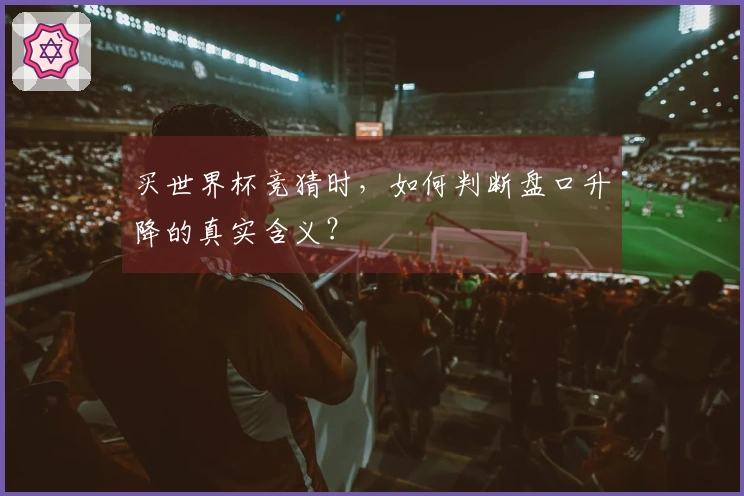 买世界杯竞猜时，如何判断盘口升降的真实含义？