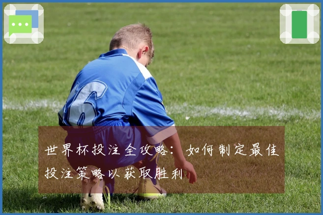世界杯投注全攻略：如何制定最佳投注策略以获取胜利